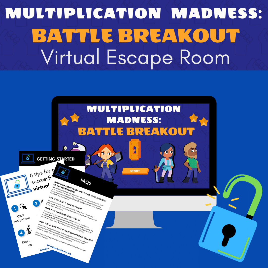 Multiplication Madness: Multiplication Escape Room